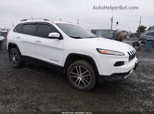 1C4PJMDSXGW278717 2016 JEEP CHEROKEE Белый Передняя правая четверть