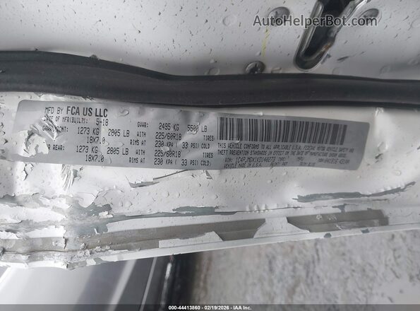 1C4PJMDX1KD140273 2019 JEEP CHEROKEE White Widok komory silnika