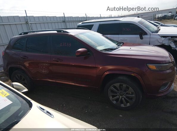 1C4PJMDX1KD467370 2019 JEEP CHEROKEE Red Rear interior view