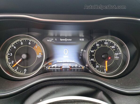 1C4PJMDX3KD351507 2019 JEEP CHEROKEE Gray Widok zestawu wskaźników