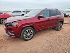 2019 Jeep Cherokee Overland Red vin: 1C4PJMJN8KD174181
