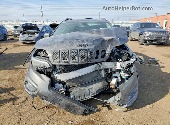 1C4PJMLB0KD414858 2019 JEEP CHEROKEE Gray Front view