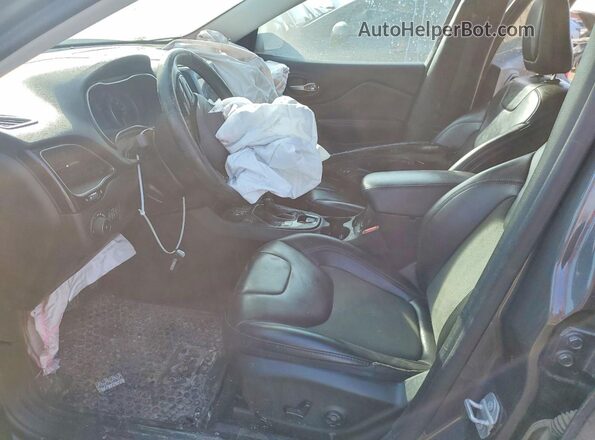 1C4PJMLB0KD414858 2019 JEEP CHEROKEE Gray Front interior view