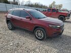 2021 Jeep Cherokee Latitude Plus Burgundy vin: 1C4PJMLB7MD160553