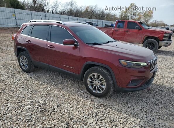 1C4PJMLB7MD160553 2021 JEEP CHEROKEE Burgundy Front right