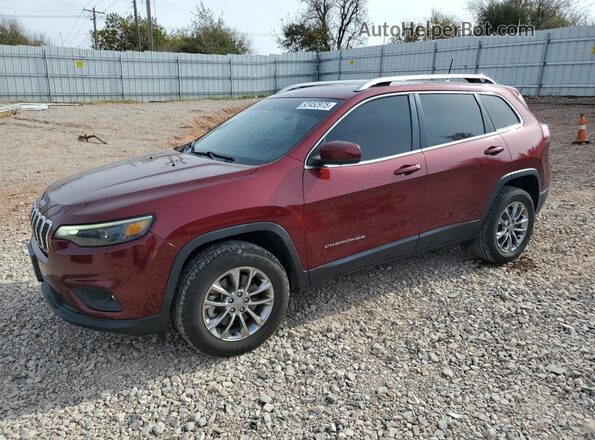 1C4PJMLB7MD160553 2021 JEEP CHEROKEE Burgundy Front left