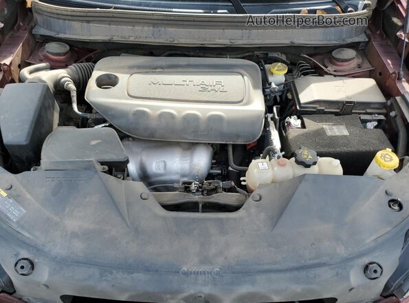 1C4PJMLB7MD160553 2021 JEEP CHEROKEE Burgundy Engine compartment view