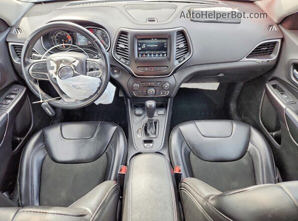 1C4PJMLX0KD389729 2019 JEEP CHEROKEE Черный Вид панели приборов