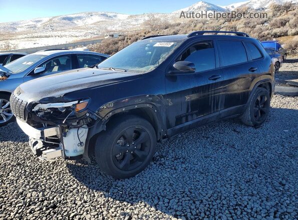 1C4PJMLX4KD389300 2019 JEEP CHEROKEE Black წინა მარცხენა ხედი სამი მეოთხედიდან
