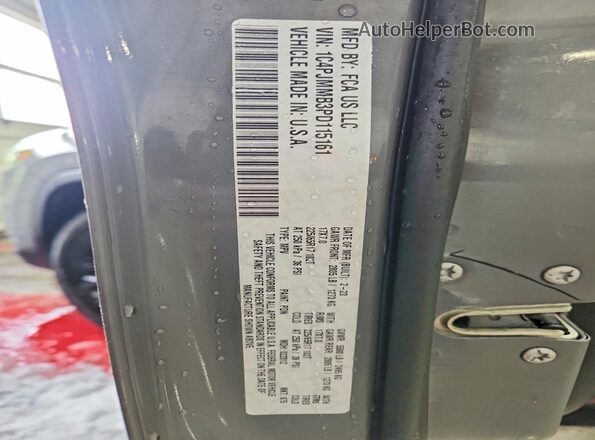 1C4PJMMB3PD115161 2023 JEEP CHEROKEE Charcoal VIN კოდის სტიკერის ხედი