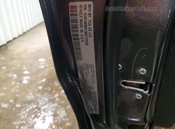 1C4PJMMX1MD172420 2021 JEEP CHEROKEE Gray Vista de la etiqueta del VIN