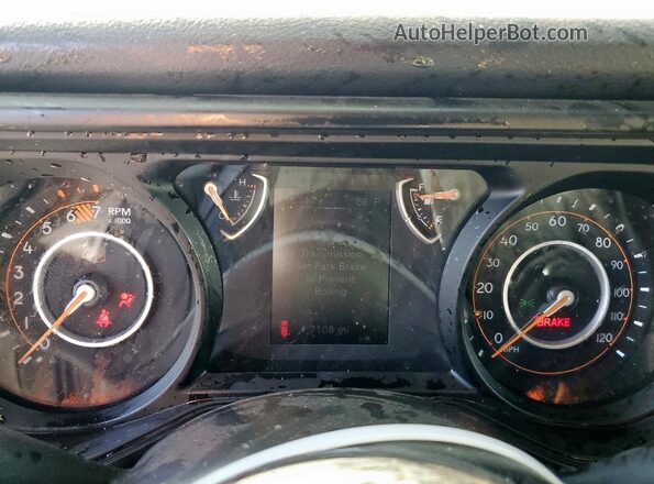 1C4PJXAN0SW581532 2025 JEEP WRANGLER White Instrument cluster view