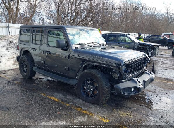 1C4PJXDG7SW608559 2025 JEEP WRANGLER Gray Przód prawy