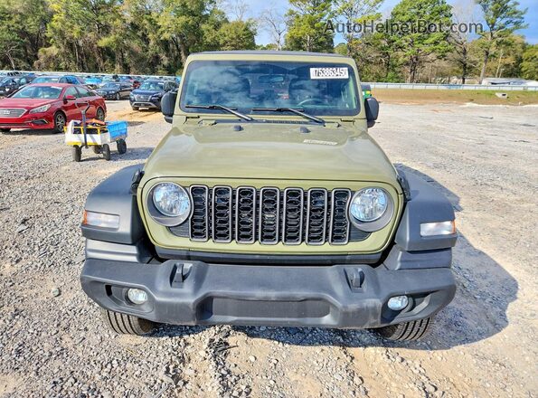 1C4PJXDGXSW516815 2025 JEEP WRANGLER Зеленый Вид спереди