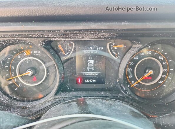 1C4PJXDGXSW516815 2025 JEEP WRANGLER Зеленый Вид щитка приборов