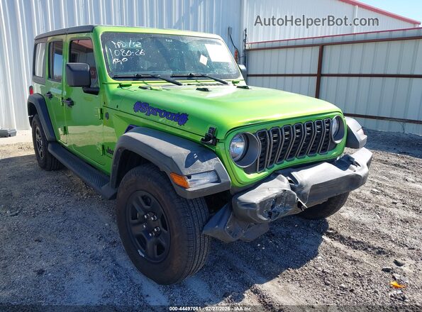 1C4PJXDNXSW547688 2025 JEEP WRANGLER Green Przód prawy