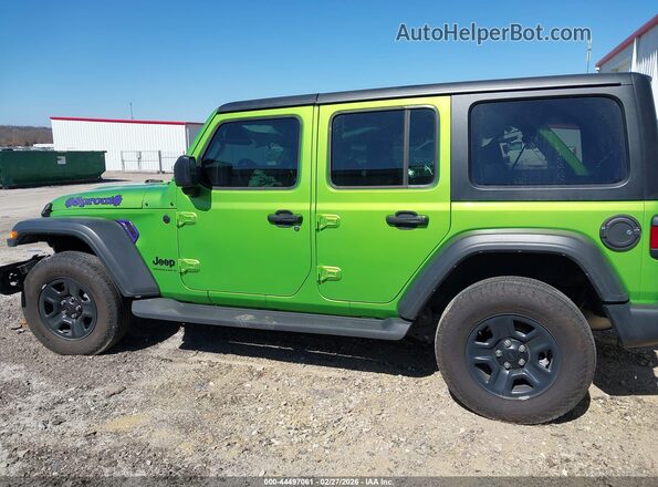 1C4PJXDNXSW547688 2025 JEEP WRANGLER Green Widok wnętrza 360 stopni