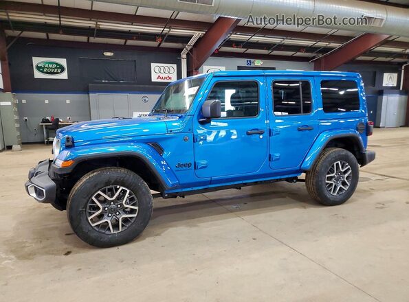 1C4PJXEN1SW644941 2025 JEEP WRANGLER Blue Przód lewy