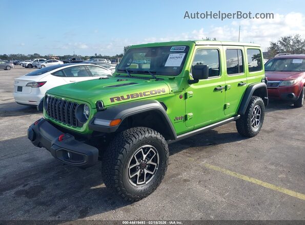 1C4PJXFN1TW155133 2026 JEEP WRANGLER Зеленый Передняя левая четверть