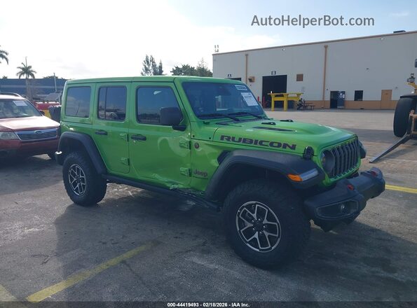 1C4PJXFN1TW155133 2026 JEEP WRANGLER Зеленый Передняя правая четверть