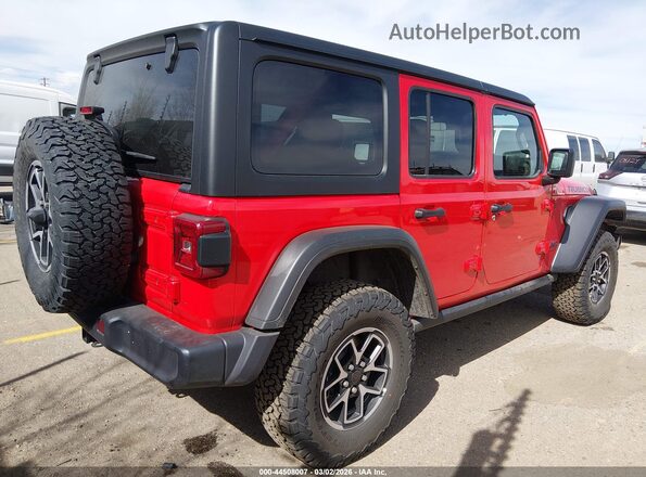 1C4PJXFNXTW194674 2026 JEEP WRANGLER Red Tył prawy