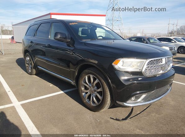 1C4RDHAG0HC736792 2017 DODGE DURANGO Черный Передняя правая четверть