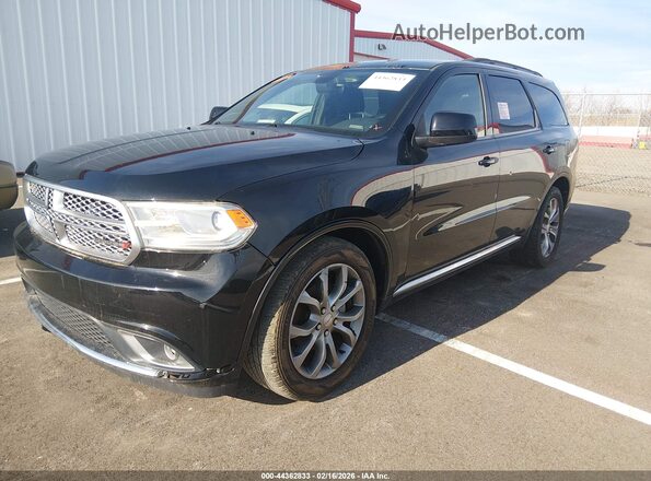 1C4RDHAG0HC736792 2017 DODGE DURANGO Черный Передняя левая четверть