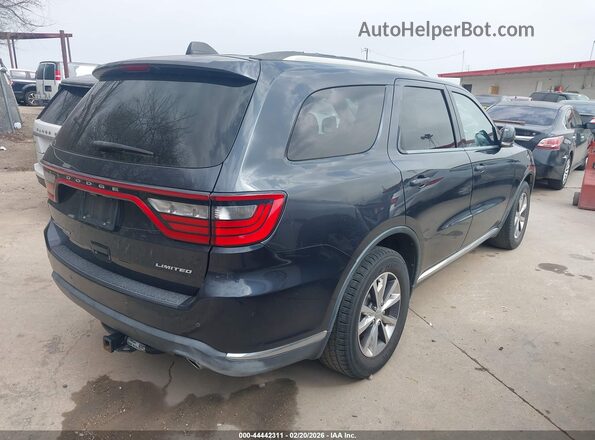 1C4RDHDG0GC353025 2016 DODGE DURANGO Черный Задняя правая четверть
