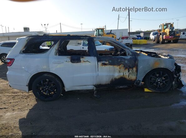 1C4RDHDG1KC632704 2019 DODGE DURANGO Белый Вид щитка приборов