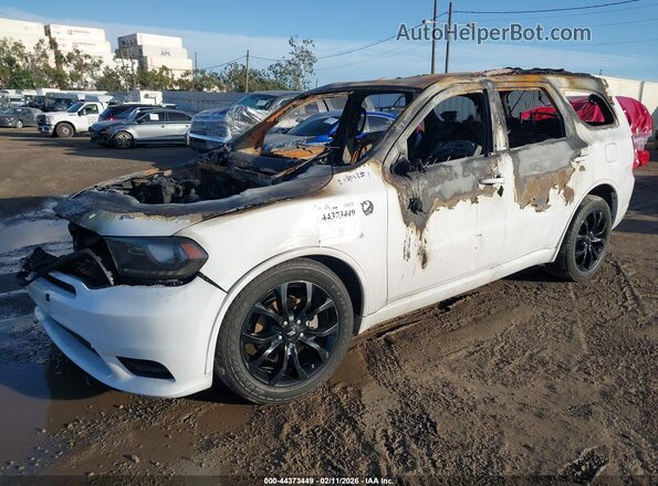 1C4RDHDG1KC632704 2019 DODGE DURANGO Белый Передняя левая четверть