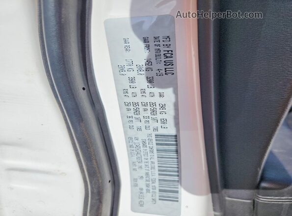 1C4RDHDG4KC769734 2019 DODGE DURANGO White VIN կոդի պիտակի տեսք