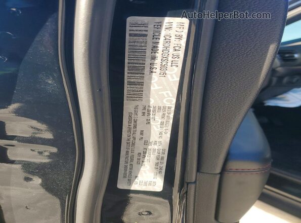1C4RDHDGXSC503151 2025 DODGE DURANGO Черный Вид наклейки с VIN-кодом