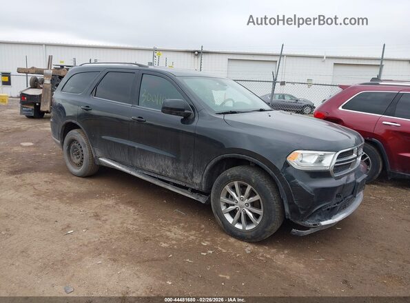 1C4RDJAG0GC331828 2016 DODGE DURANGO Черный Передняя правая четверть
