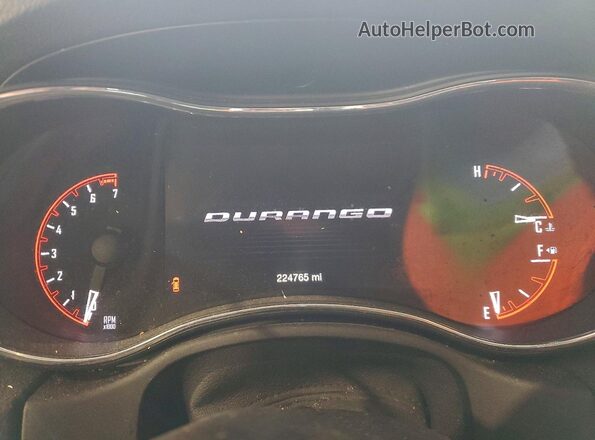 1C4RDJAG0JC329679 2018 DODGE DURANGO Угольный Вид щитка приборов