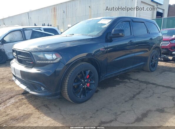 1C4RDJAG6JC381222 2018 DODGE DURANGO Черный Передняя левая четверть