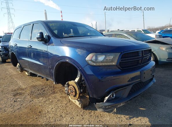 1C4RDJDG0HC798938 2017 DODGE DURANGO Dark Blue Передняя правая четверть