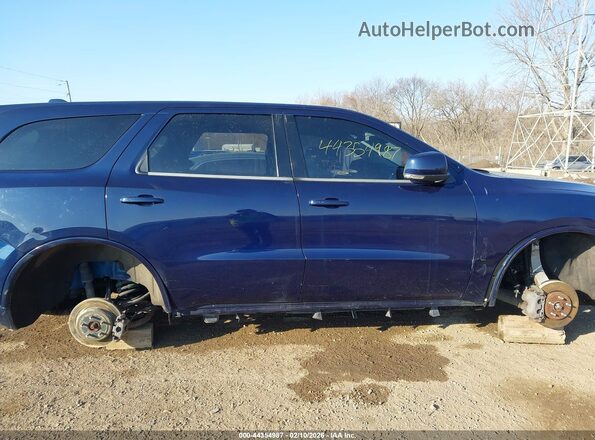 1C4RDJDG0HC798938 2017 DODGE DURANGO Dark Blue Вид щитка приборов