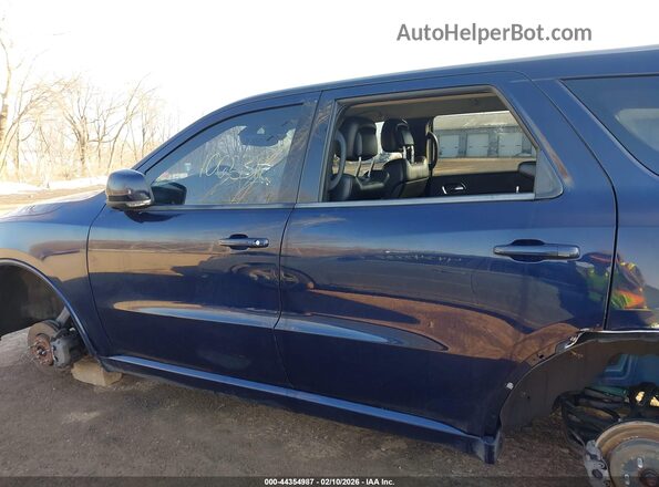 1C4RDJDG0HC798938 2017 DODGE DURANGO Dark Blue Вид задней части салона
