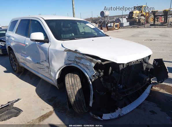 1C4RDJDG0LC116410 2020 DODGE DURANGO Белый Передняя правая четверть