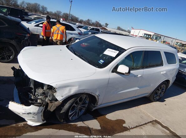 1C4RDJDG0LC116410 2020 DODGE DURANGO Белый Вид задней части салона