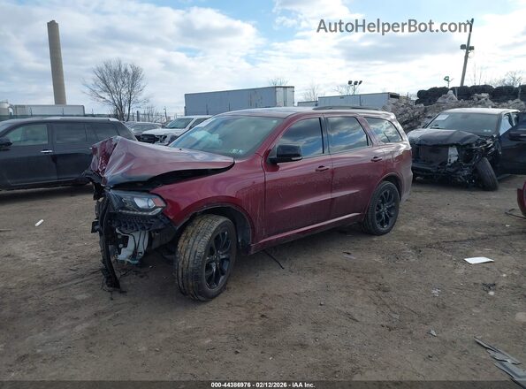 1C4RDJDG1LC309522 2020 DODGE DURANGO Красный Передняя левая четверть