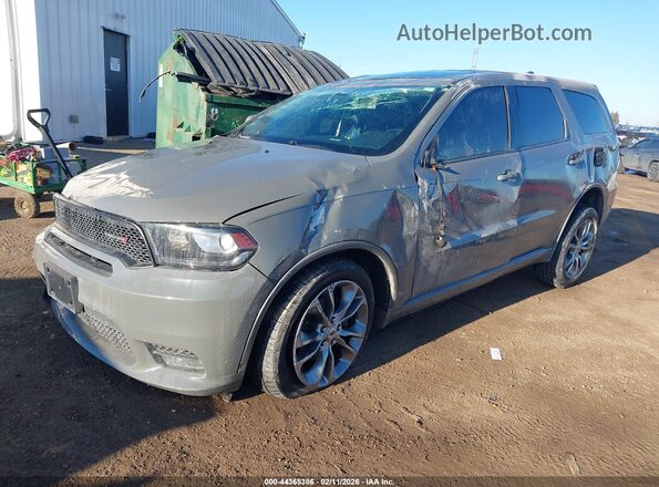 1C4RDJDG2LC395486 2020 DODGE DURANGO Серый Передняя левая четверть