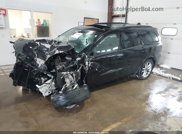 1C4RDJDG2RC119186 2024 DODGE DURANGO Черный Передняя левая четверть