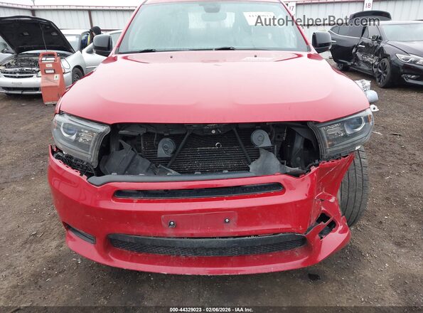 1C4RDJDG3KC708253 2019 DODGE DURANGO Красный Вид спереди