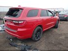 2019 Dodge Durango Gt Красный vin: 1C4RDJDG3KC708253