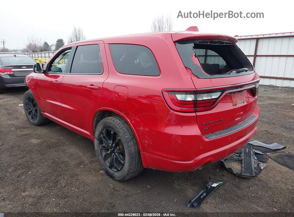 1C4RDJDG3KC708253 2019 DODGE DURANGO Красный Задняя левая четверть