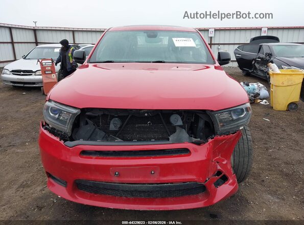 1C4RDJDG3KC708253 2019 DODGE DURANGO Красный Вид щитка приборов