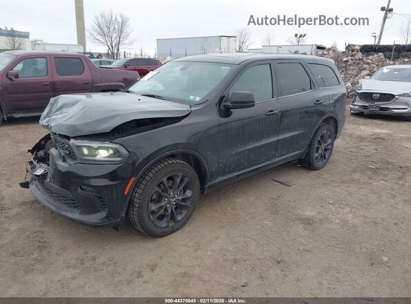 1C4RDJDG6MC610501 2021 DODGE DURANGO Черный Передняя левая четверть