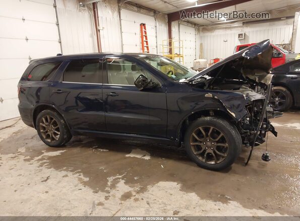 1C4RDJDG8JC174536 2018 DODGE DURANGO Синий Вид задней части салона