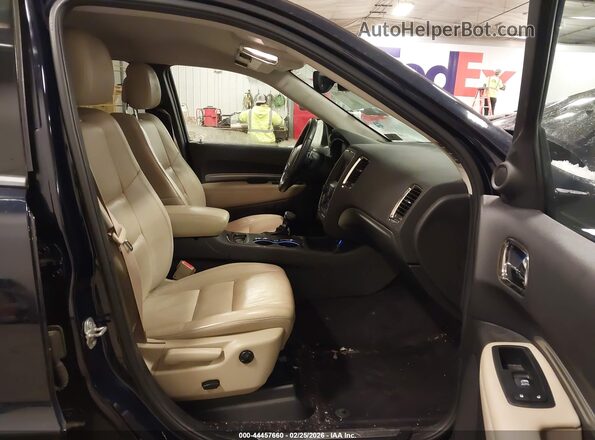 1C4RDJDG8JC174536 2018 DODGE DURANGO Синий Вид салона спереди